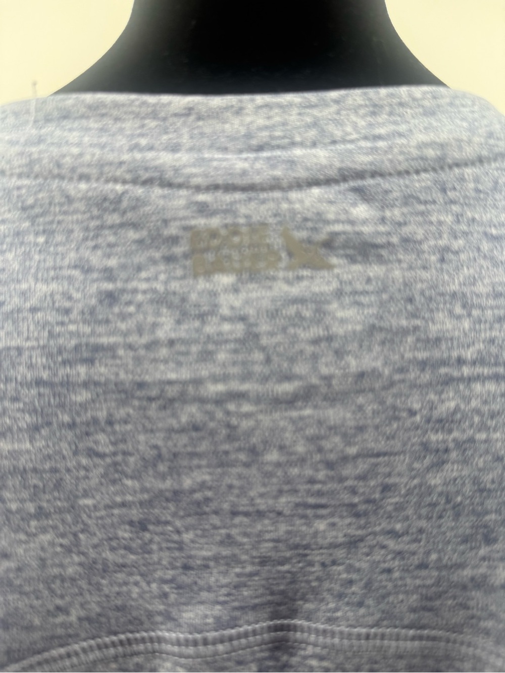 Eddie Bauer Women's Short Sleeve Crew Neck Tee in Heather Slate Blue size XL - Picture 8 of 9